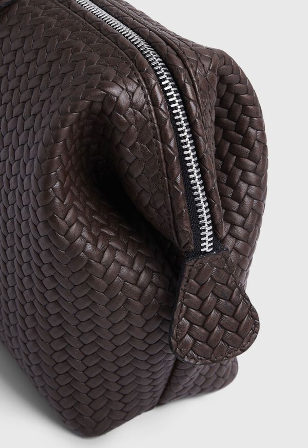 Paul Stuart Woven Leather Dopp Kit, image 3