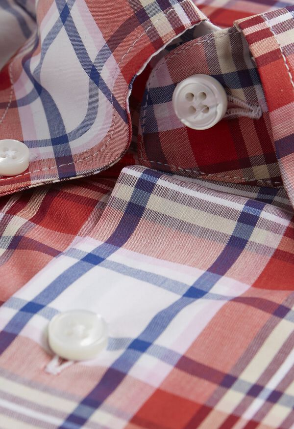 Paul Stuart Plaid Sport Shirt, image 2