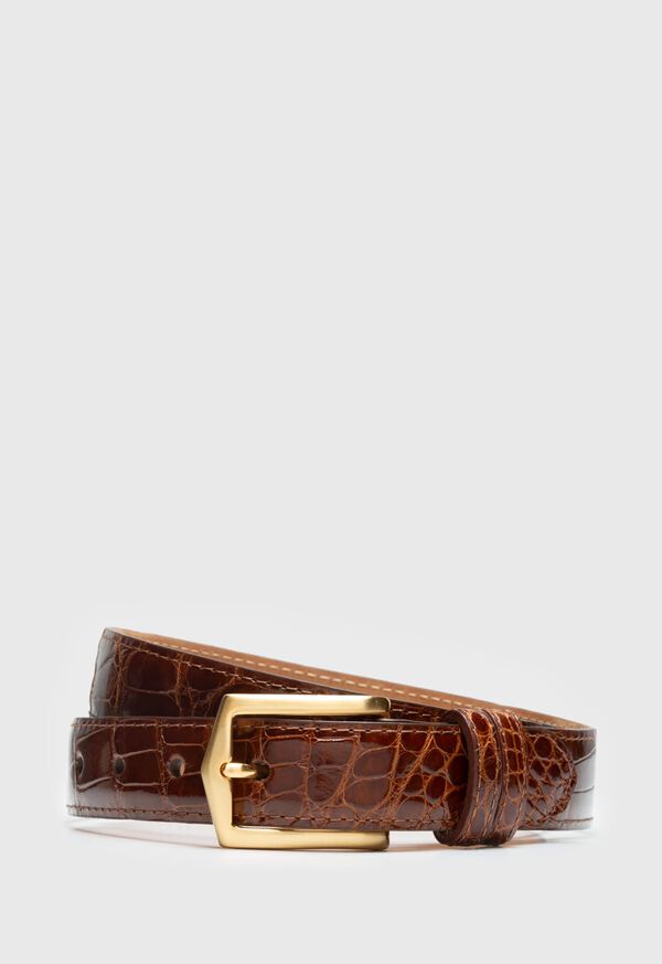 Paul Stuart Glazed Alligator Belt, image 1