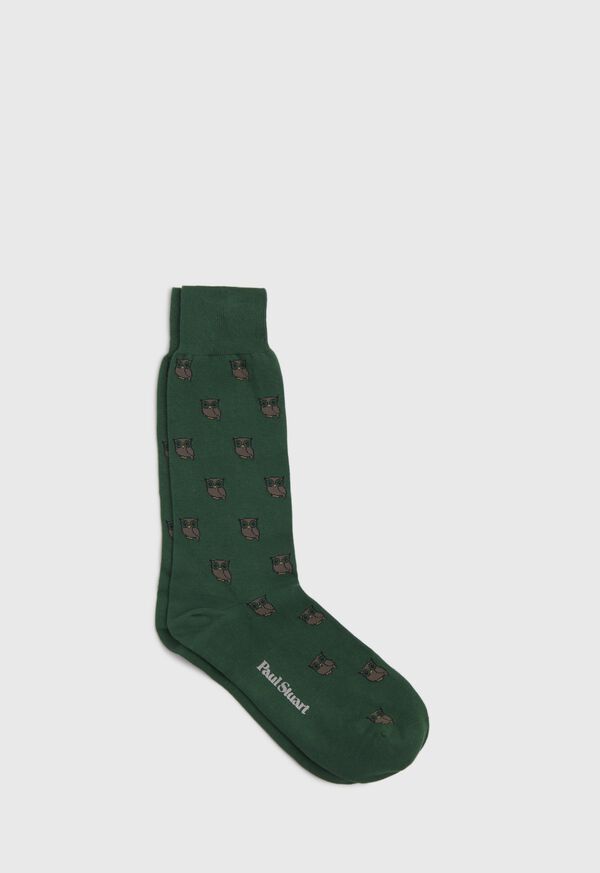 Paul Stuart Owl Motif Sock, image 1