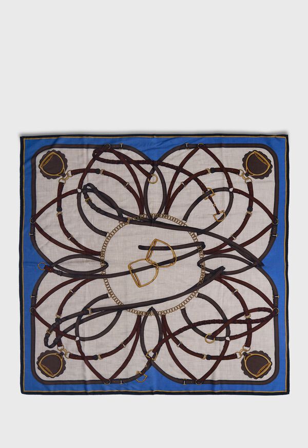 Paul Stuart Belt & Buckle Printed Scarf, image 3