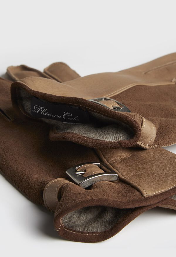 Paul Stuart Color Block Deerskin Glove, image 2