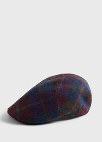 Paul Stuart Wool Plaid Pub Cap, thumbnail 1