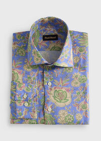Paul Stuart Floral Printed Linen Shirt, thumbnail 1