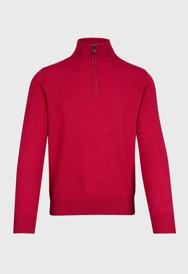 Paul Stuart Cashmere 1/4 Zip Sweater, image 1