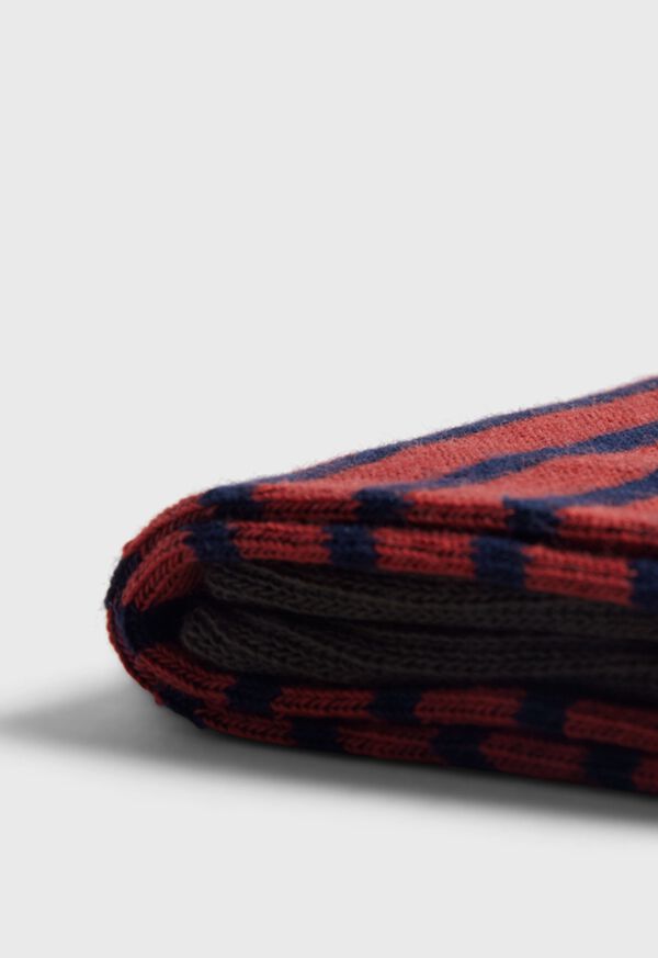 Paul Stuart Cotton Stiped Sock, image 2