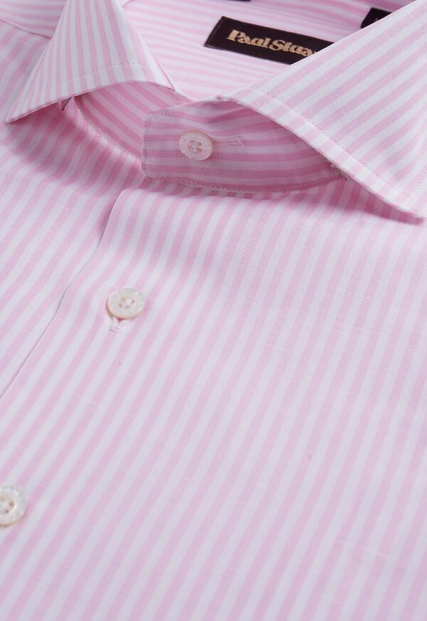 Paul Stuart Bengal Stripe Cotton & Linen Sport Shirt, image 2