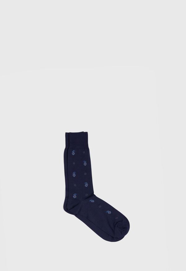 Paul Stuart Paisley Sock, image 1