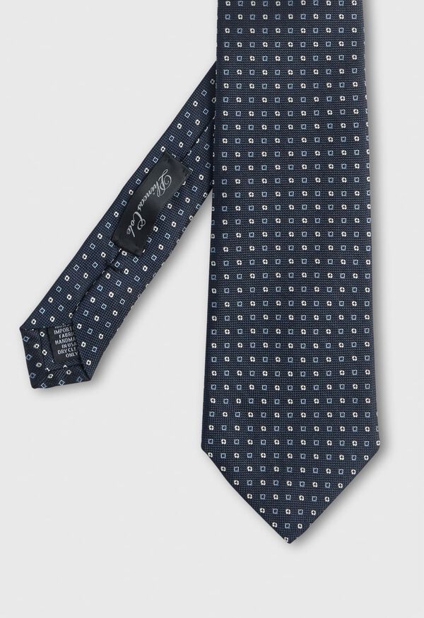 Paul Stuart Woven Silk Micro Design Tie, image 1