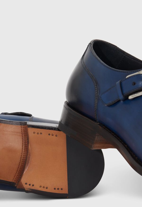 Paul Stuart Giordano Leather Monk Strap, image 4