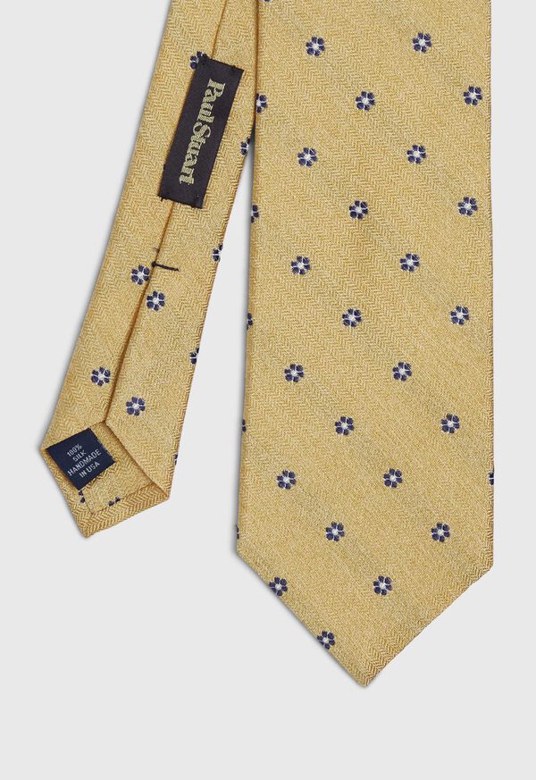Paul Stuart Melange Flower Silk Tie, image 1