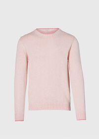 Paul Stuart Cotton Mouliné Crewneck Sweater, thumbnail 1