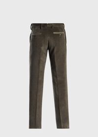 Paul Stuart Suede Trimmed Corduroy Trouser, thumbnail 2