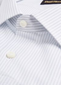 Paul Stuart Fine Line Cotton Dress Shirt, thumbnail 2