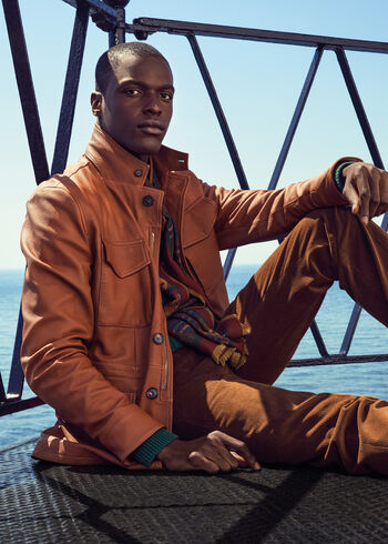 Paul Stuart Deerskin Field Jacket