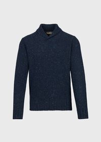 Paul Stuart Cashmere Donegal Shawl Collar Pullover Sweater, thumbnail 1