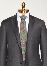 Paul Stuart Birds and Deer Motif Tie, thumbnail 2