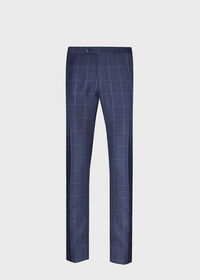 Paul Stuart Mid Blue Pane Wool Suit, thumbnail 5