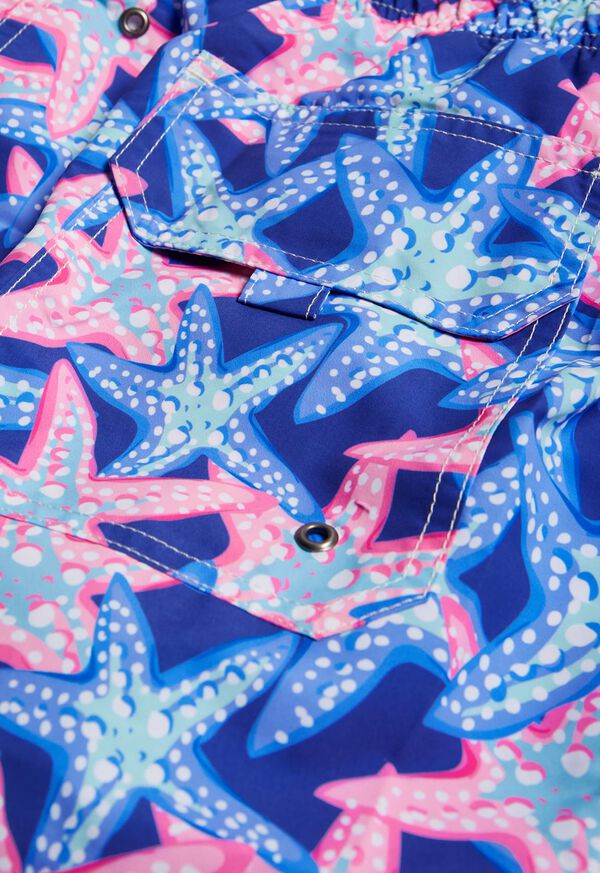 Paul Stuart Starfish Printed Swim Trunk, image 2