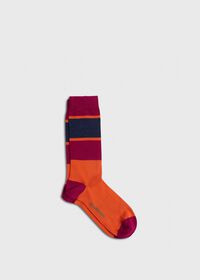 Paul Stuart Cotton Colorblock Sock, thumbnail 1