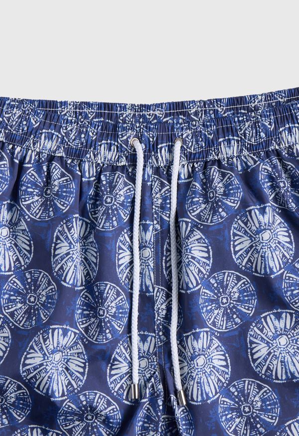 Paul Stuart Sand Dollar Batik Print Swim Trunk, image 2