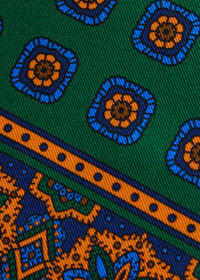 Paul Stuart Medallion Print Pocket Square, thumbnail 3