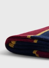 Paul Stuart Cotton Regimental Stripe Sock, thumbnail 2