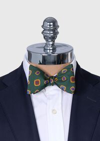 Paul Stuart Printed Silk Tossed Square Bow Tie, thumbnail 2