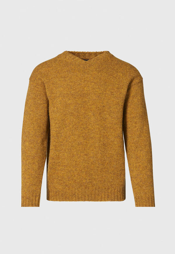 Paul Stuart Shetland Wool V-Neck Sweater, image 1
