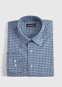 Paul Stuart Gingham Check Twill Sport Shirt, thumbnail 1