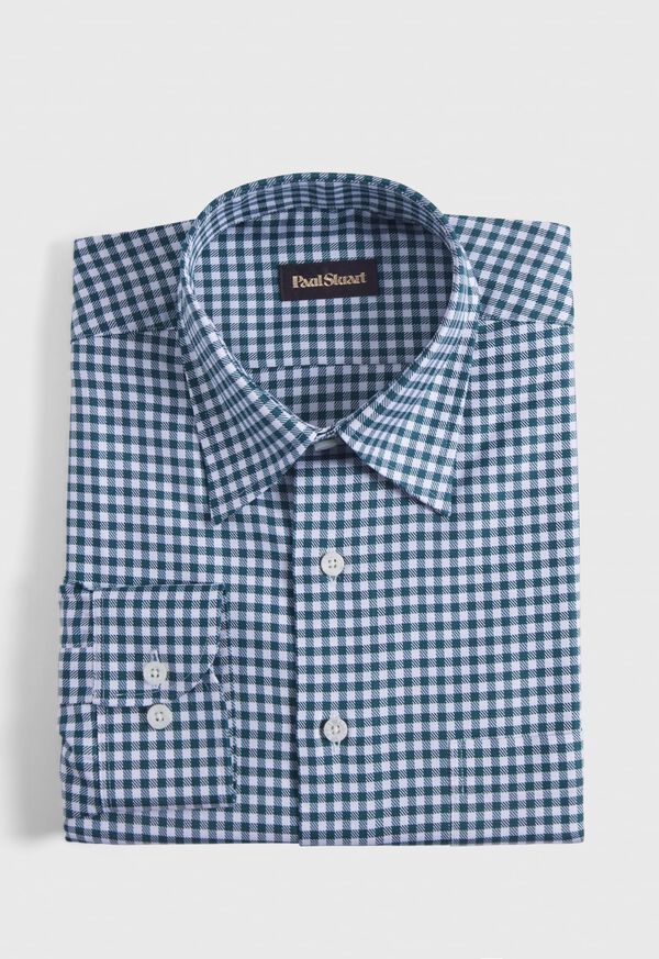 Paul Stuart Gingham Check Twill Sport Shirt, image 1