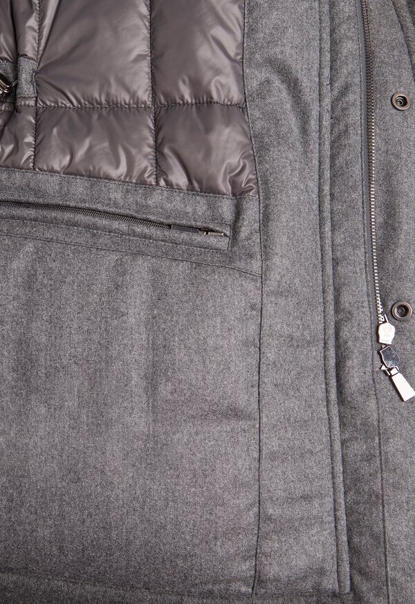 Paul Stuart Melton Cashmere Short Outer Jacket, image 3