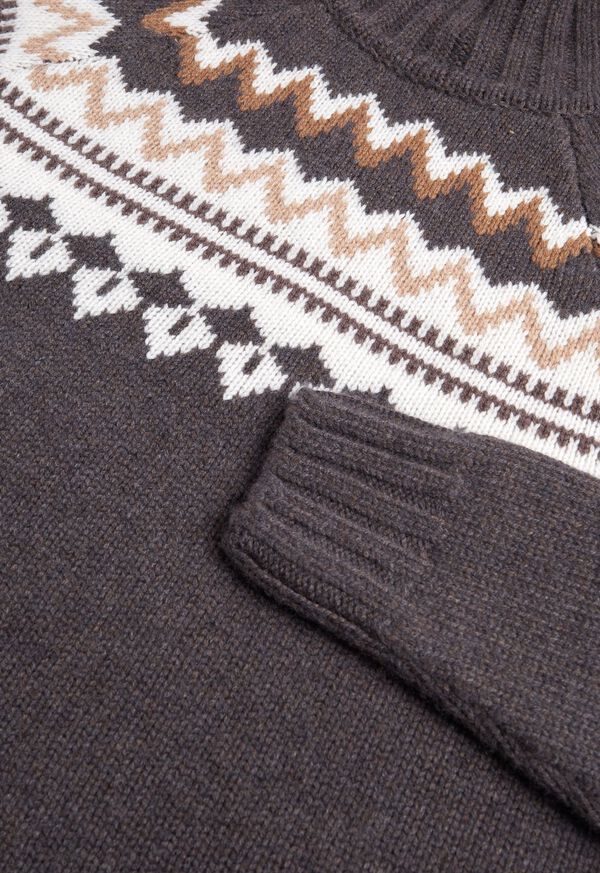 Paul Stuart Fair Isle Turtleneck Sweater, image 2