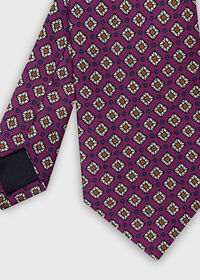 Paul Stuart Square Pattern Silk Tie, thumbnail 2