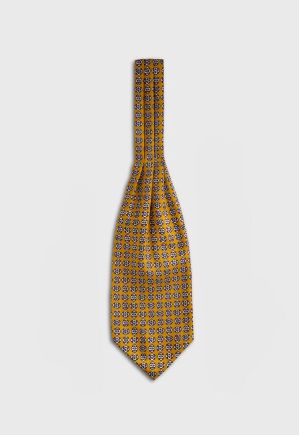 Paul Stuart Large Medallion Print Ascot, image 1