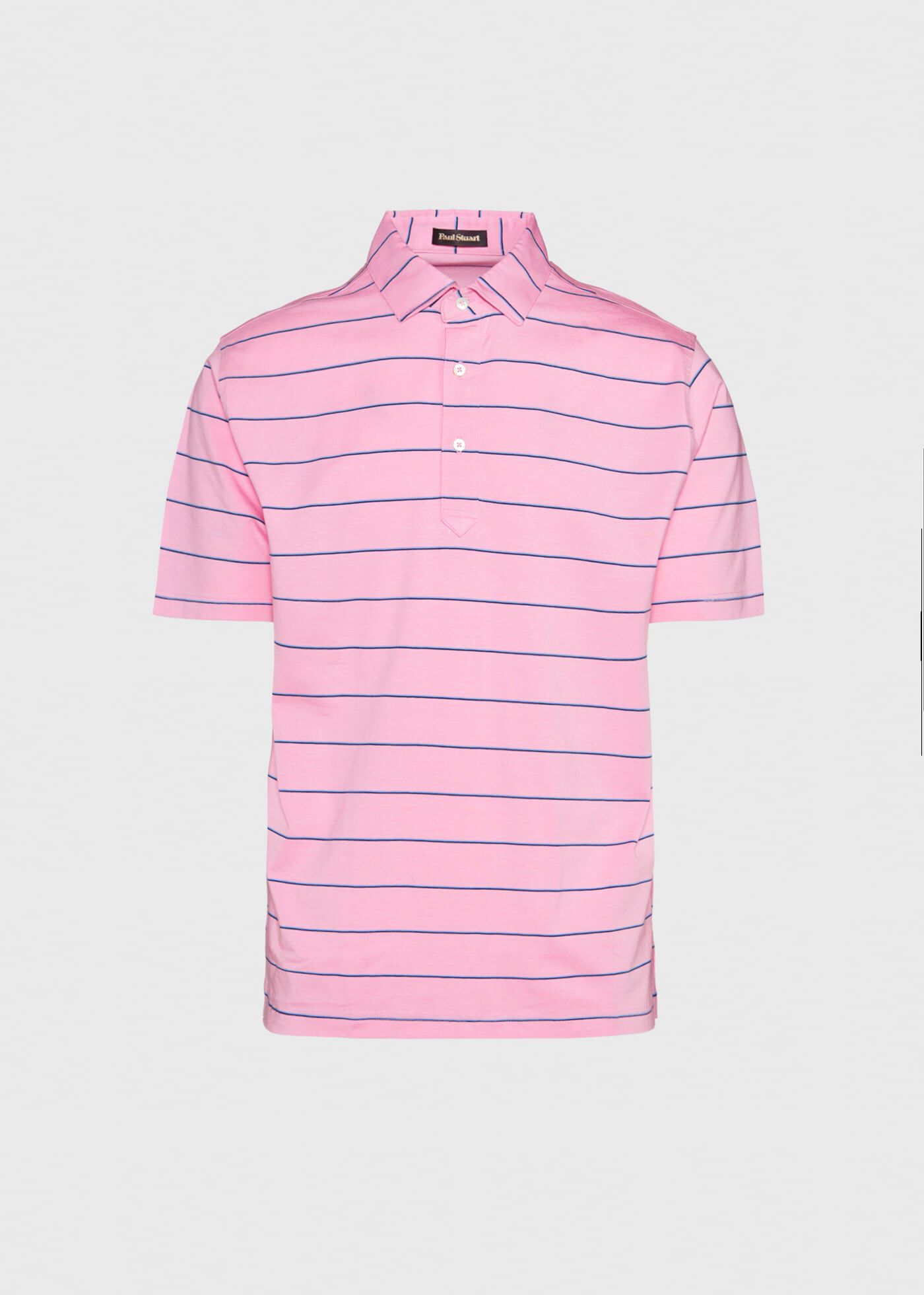 Pima Cotton Pencil Stripe Polo