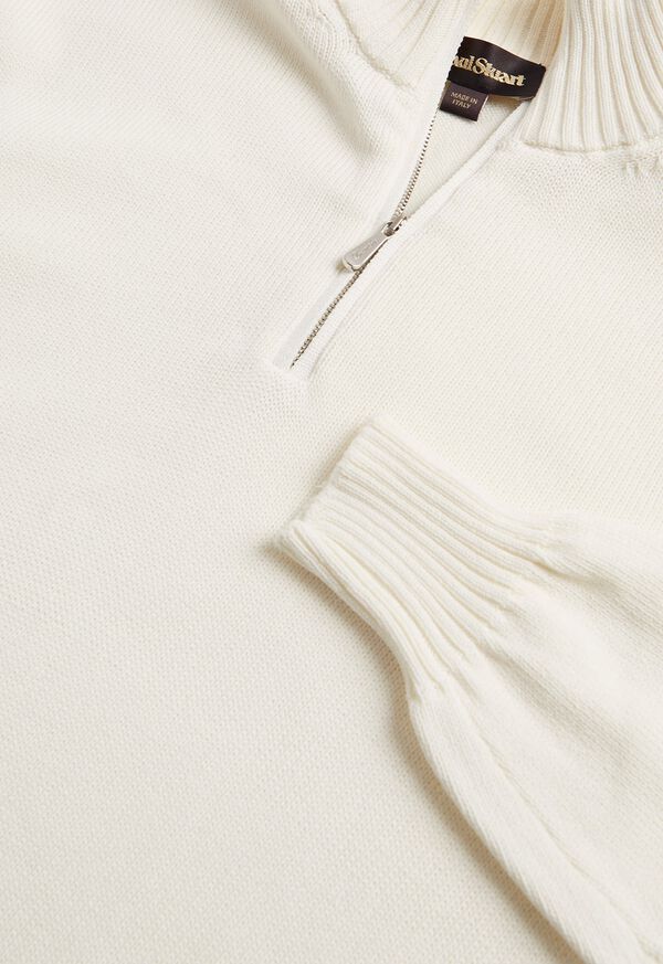 Paul Stuart Quarter Zip Sweater, image 2