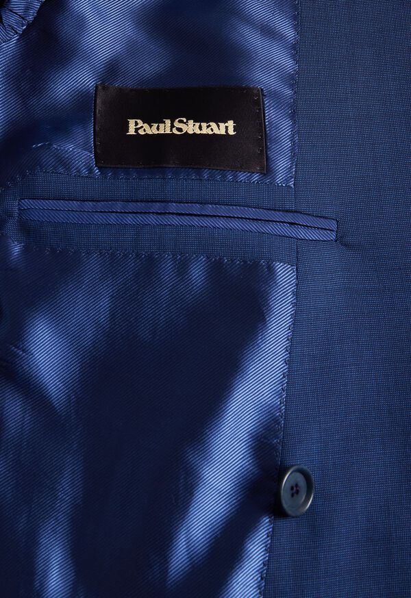 Paul Stuart Double Breasted Tick Weave Suit, image 4