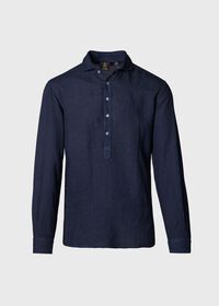 Paul Stuart Washed Linen Pullover Shirt, thumbnail 1