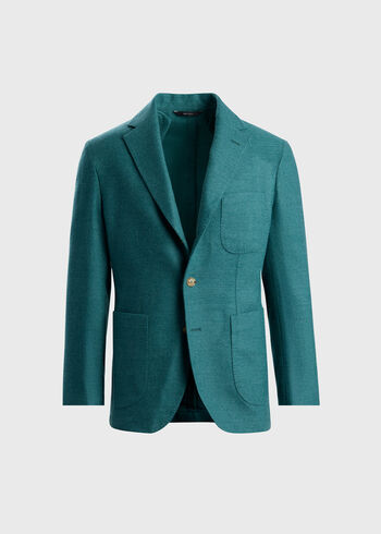 Paul Stuart Wool & Cashmere Patch Pocket  Jacket