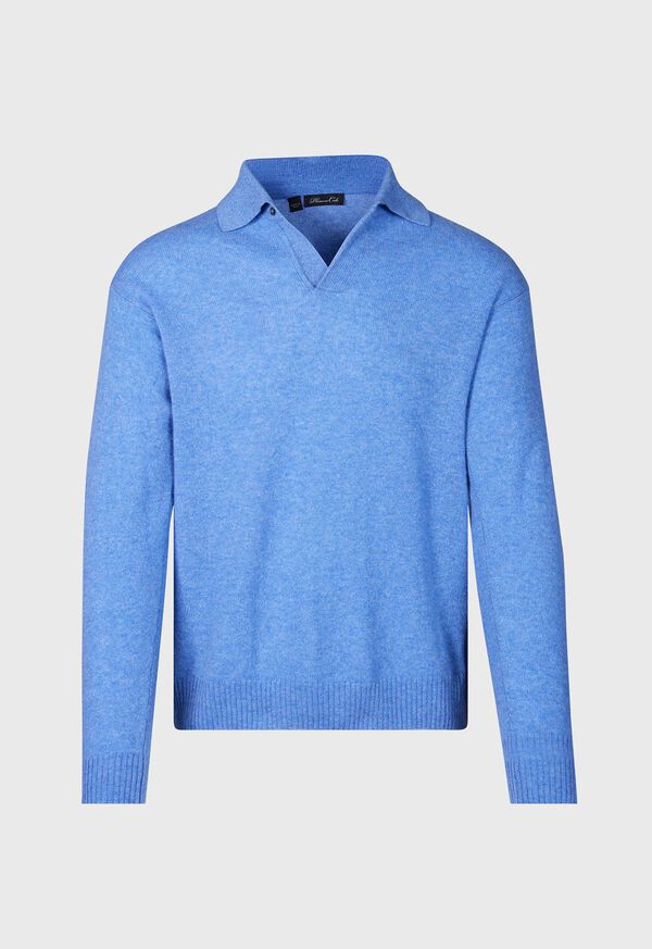 Paul Stuart Cashmere One Button Polo