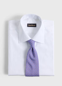 Paul Stuart Printed Silk Small Tossed Pine Tie, thumbnail 2