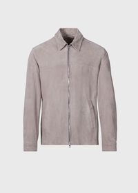 Paul Stuart Suede Zip Front Jacket, thumbnail 1