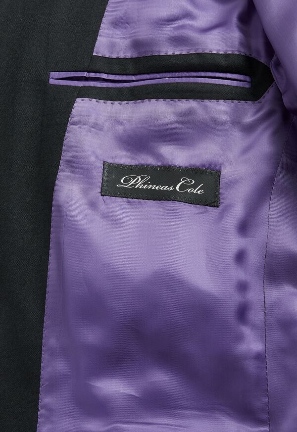 Paul Stuart Black Doeskin Suit, image 4