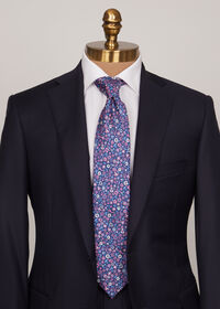 Paul Stuart Silk Summer Floral Tie, thumbnail 2