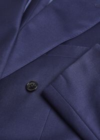 Paul Stuart Solid Navy Double Breasted Suit, thumbnail 3