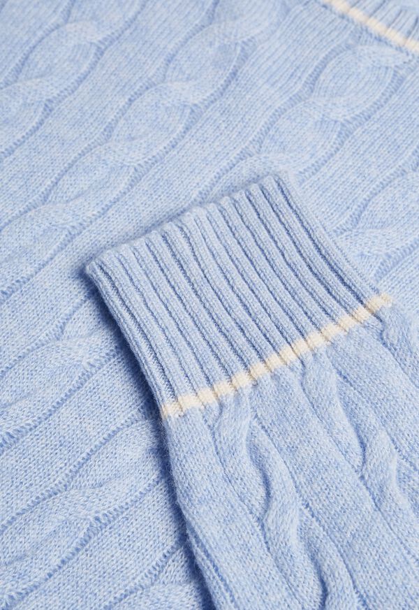 Paul Stuart Cashmere Cable Crewneck Sweater, image 2