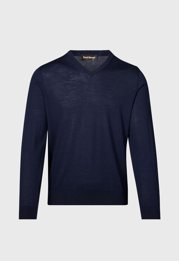 Paul Stuart Merino Wool V-neck Sweater, image 1