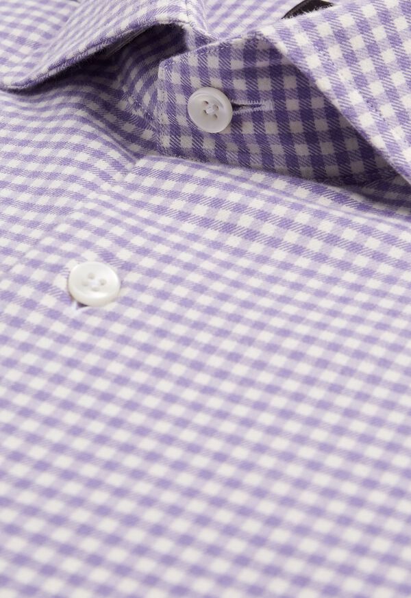 Paul Stuart Mini Gingham Flannel Sport Shirt, image 2