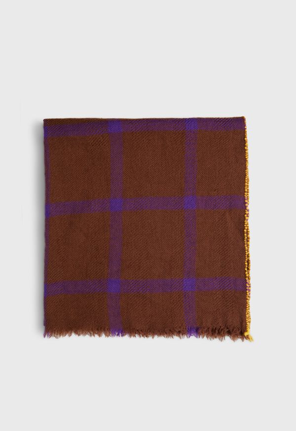 Paul Stuart Windowpane Scarf, image 4
